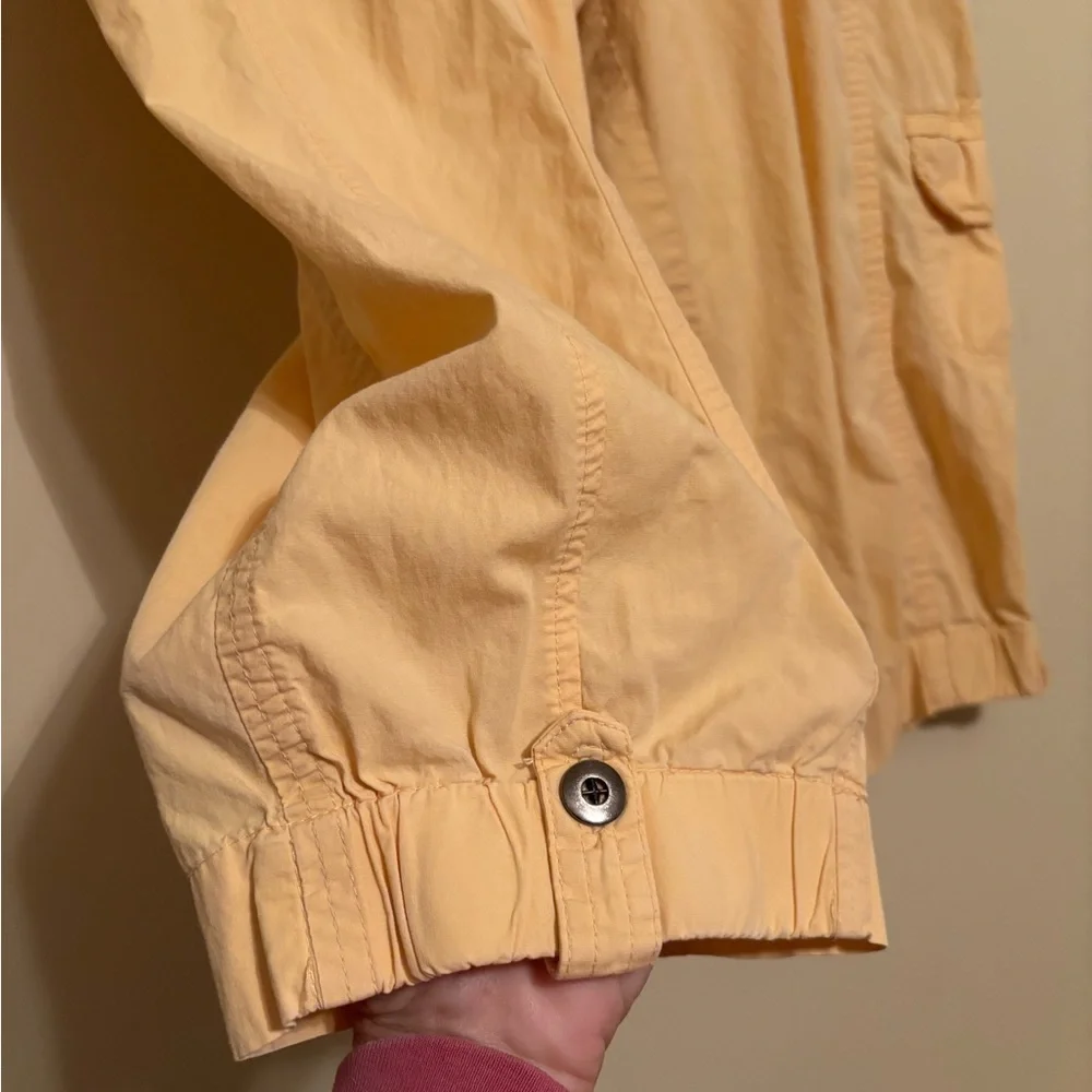 Chicos utility capri pants Chicos size 2 USA large yellow - Picture 4 of 6